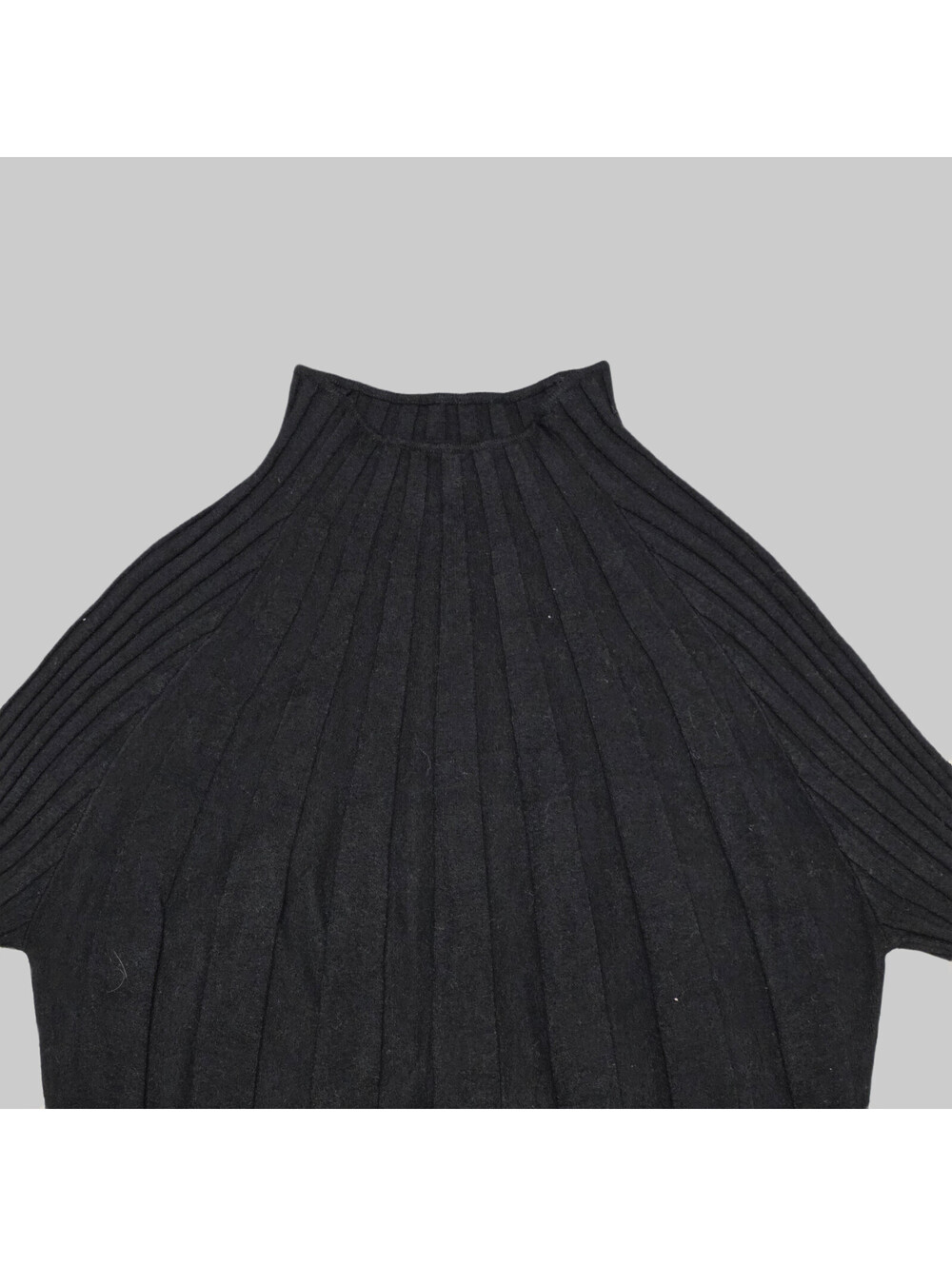 Filippa K Viscose Blend Blush Black Knit Striped Sweater Size M High Neck